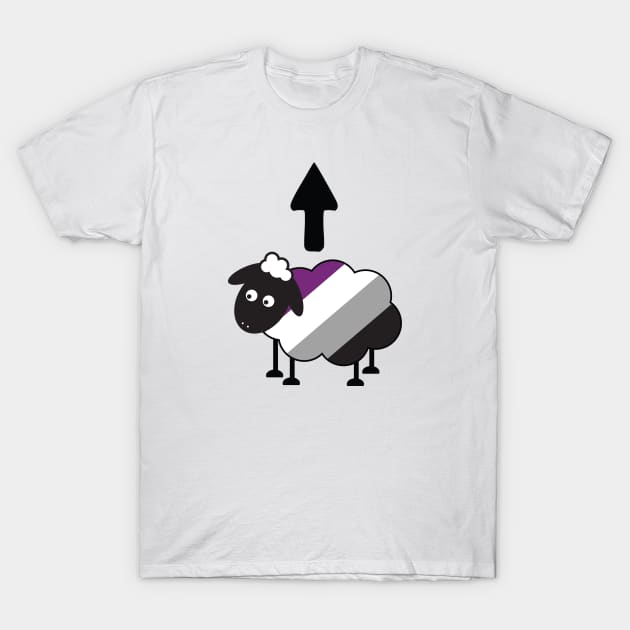 Asexual Sheep Of The Family LGBTQIA Pride T-Shirt by ProudToBeHomo